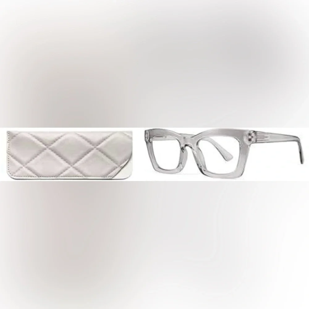 Smart Wearable Glasses - Silver (1.25 Blue light Readers)